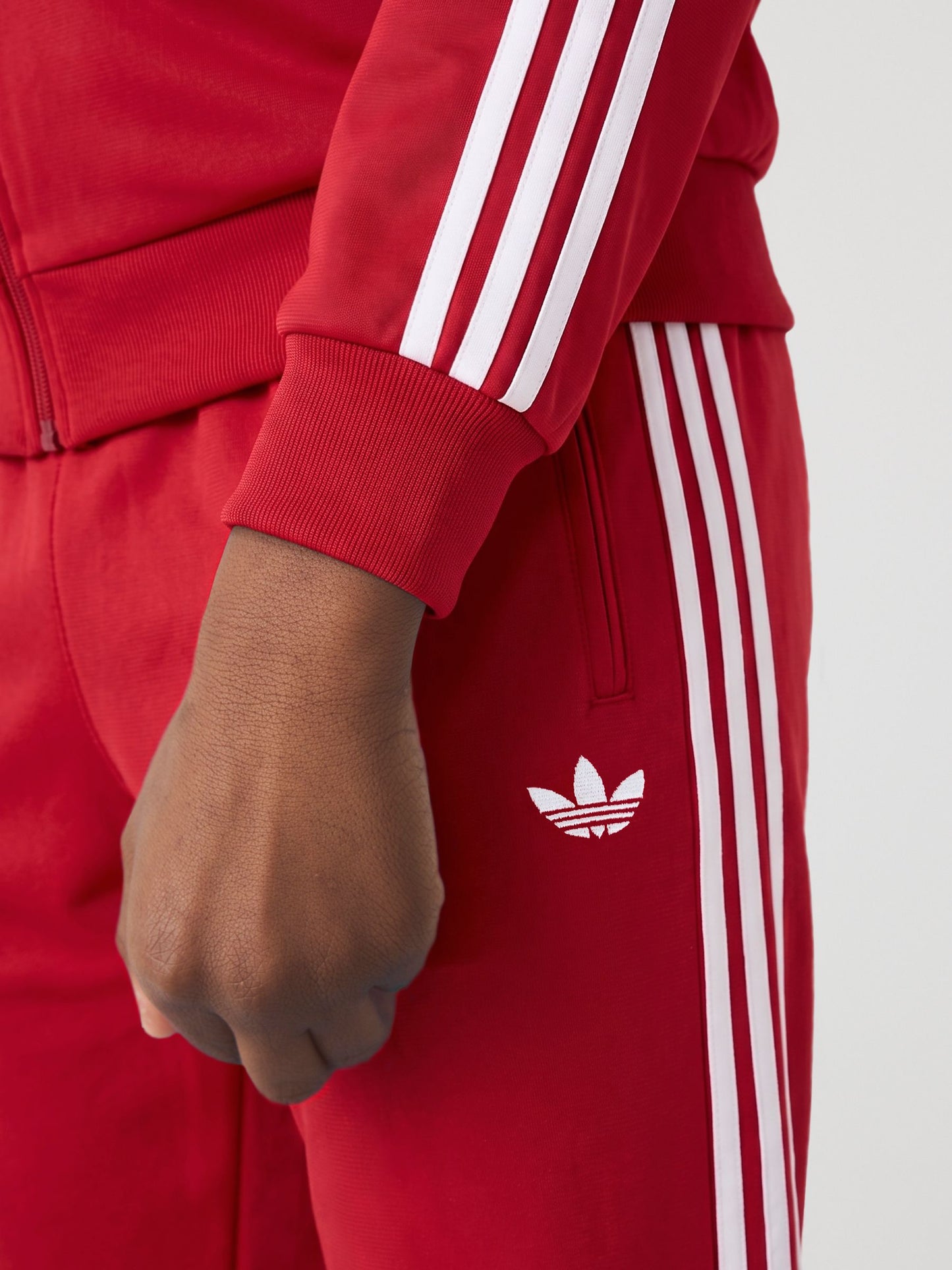 Dsiney Kidz - adidas Originals Red Firebird Little Kids Tracksuit image 3