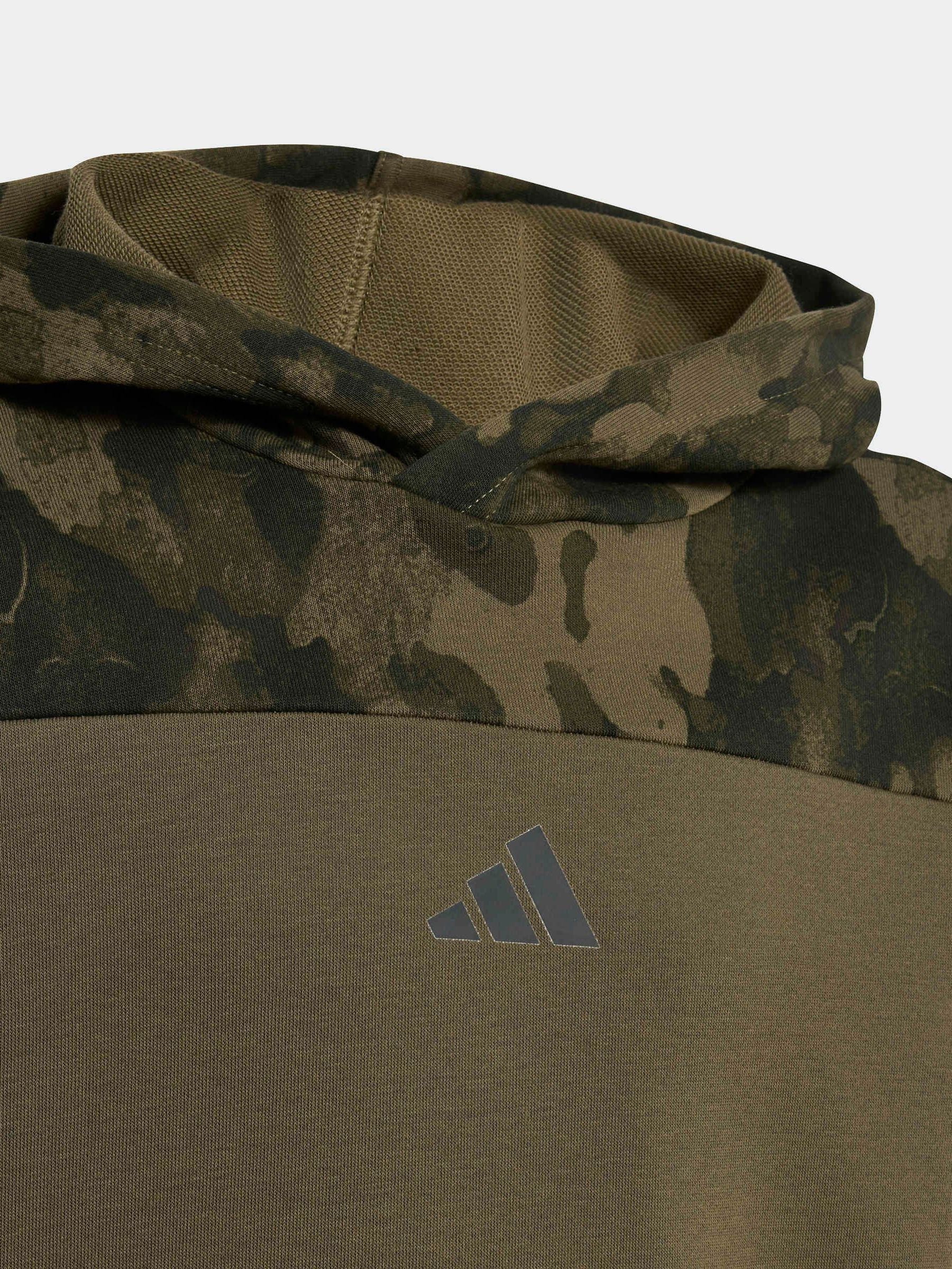 Dsiney Kidz - adidas Green Camo Hoodie image 3