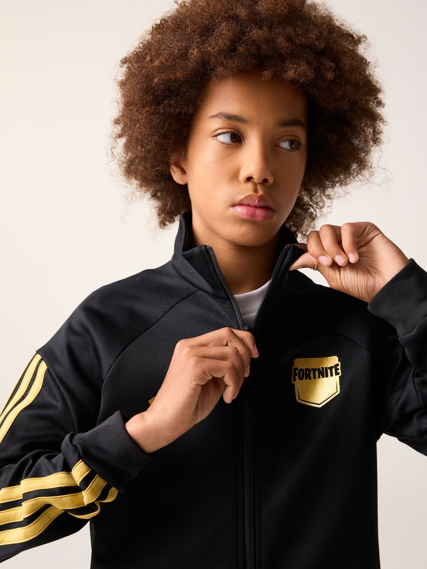 Dsiney Kidz - adidas BlackGold Fortnite Zip Up Track Top image 4