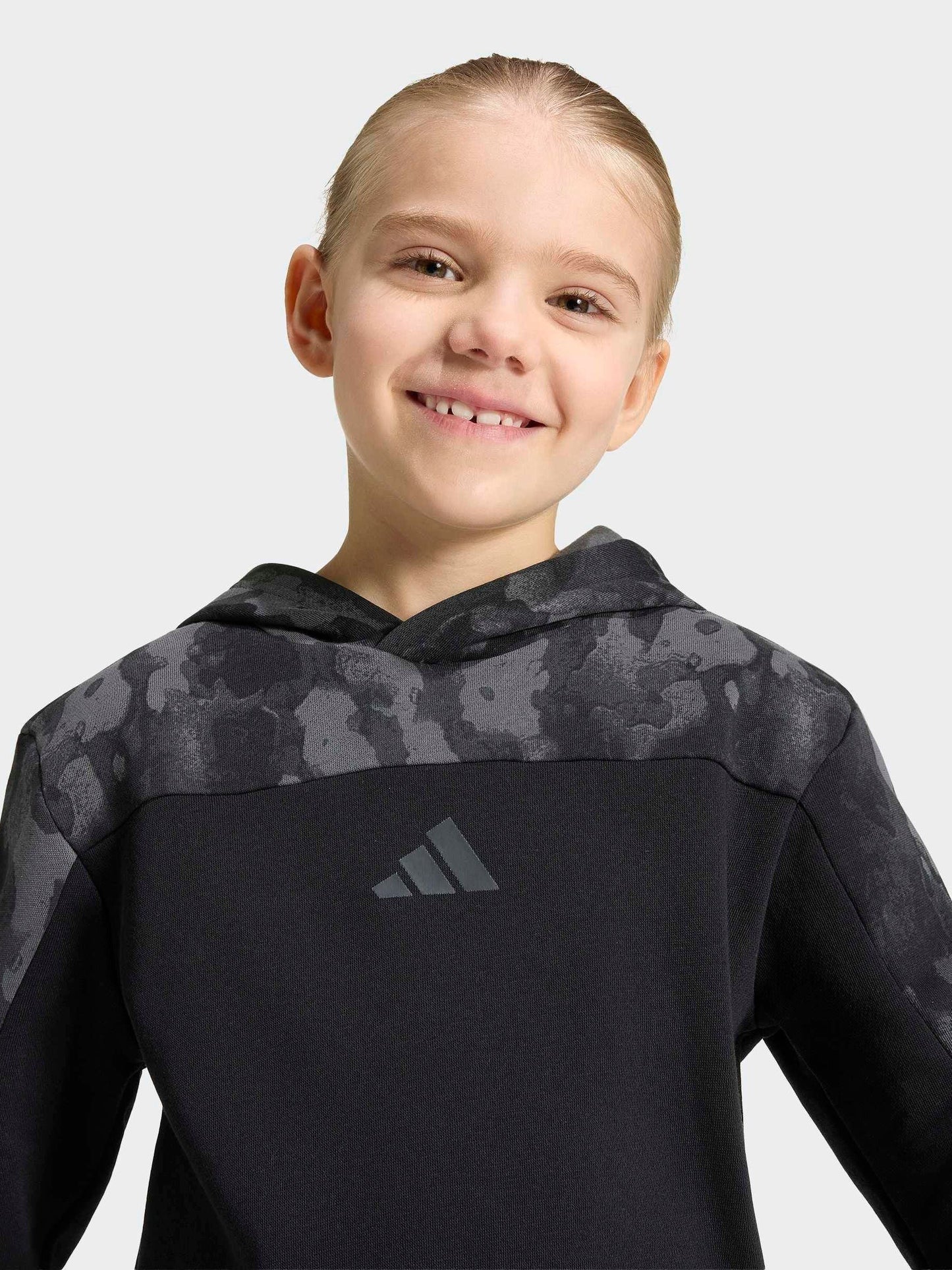 Dsiney Kidz - adidas Black Seasonal Essentials Hooded Joggers Set image 5