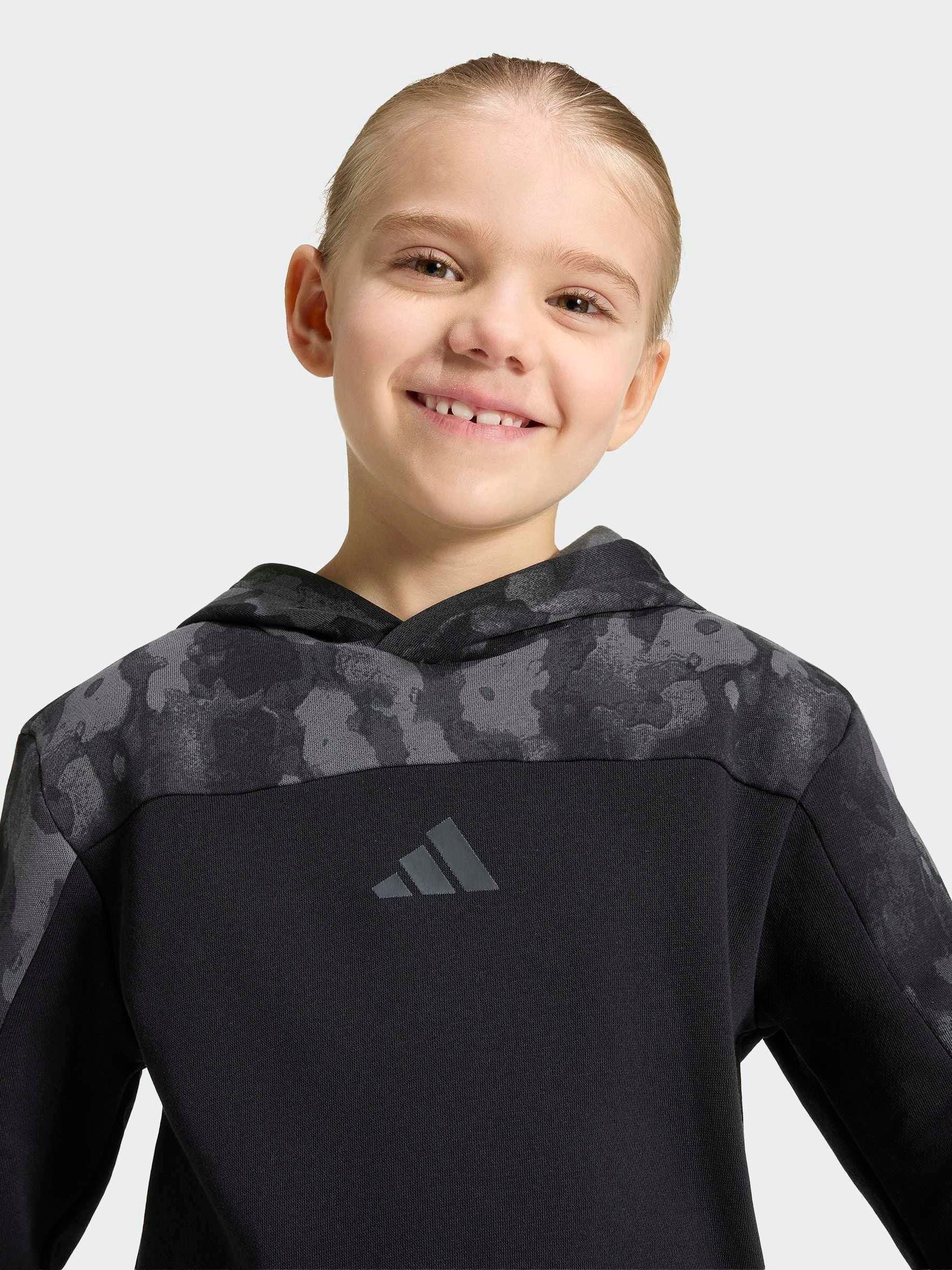 Dsiney Kidz - adidas Black Seasonal Essentials Hooded Joggers Set image 5