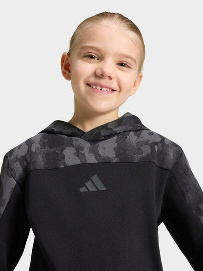 Dsiney Kidz - adidas Black Seasonal Essentials Hooded Joggers Set image 5