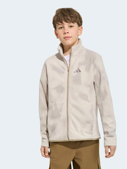 Dsiney Kidz - adidas Grey Terrex Kids Multi Climawarm Full-Zip Fleece Jacket image 1