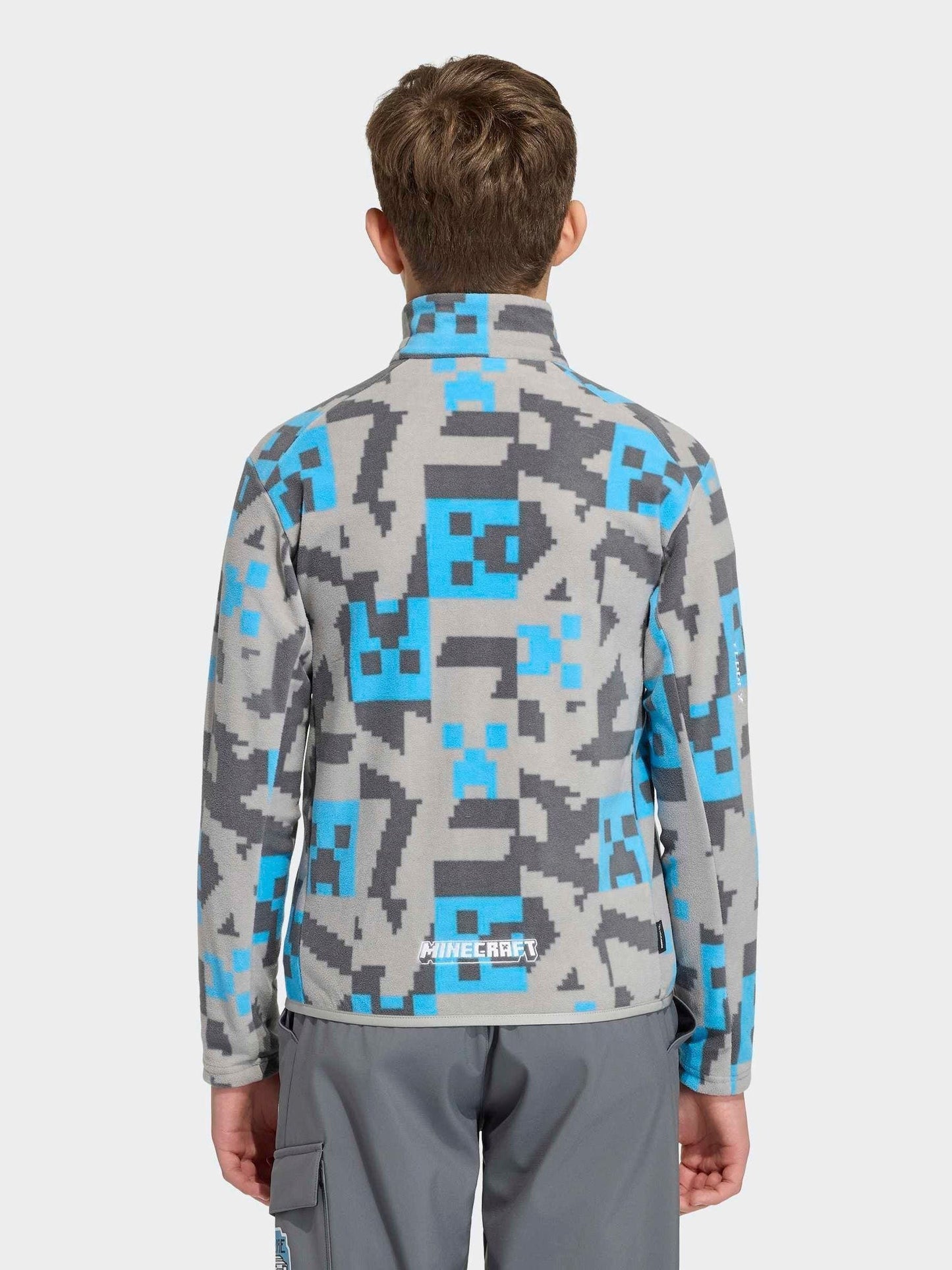 Dsiney Kidz - adidas Grey Minecraft Terrex Climawarm Full-zip Fleece Jacket image 2