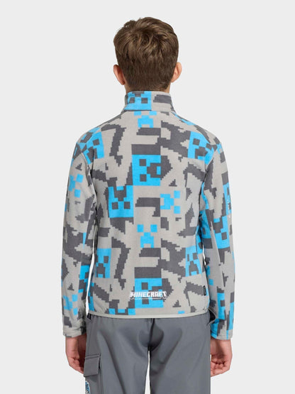 Dsiney Kidz - adidas Grey Minecraft Terrex Climawarm Full-zip Fleece Jacket image 2