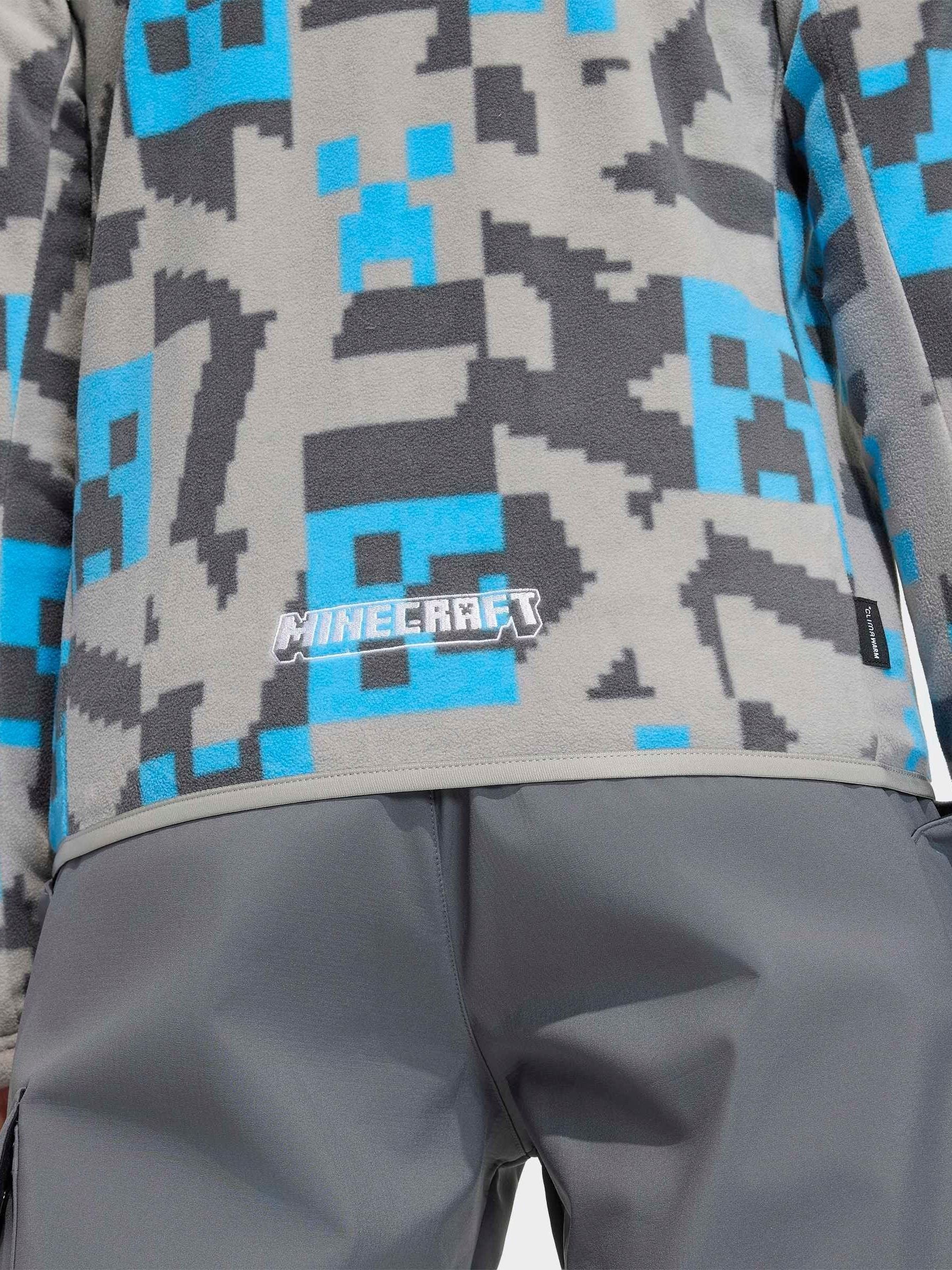 Dsiney Kidz - adidas Grey Minecraft Terrex Climawarm Full-zip Fleece Jacket image 5
