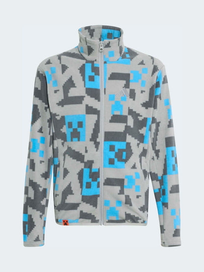 Dsiney Kidz - adidas Grey Minecraft Terrex Climawarm Full-zip Fleece Jacket image 6
