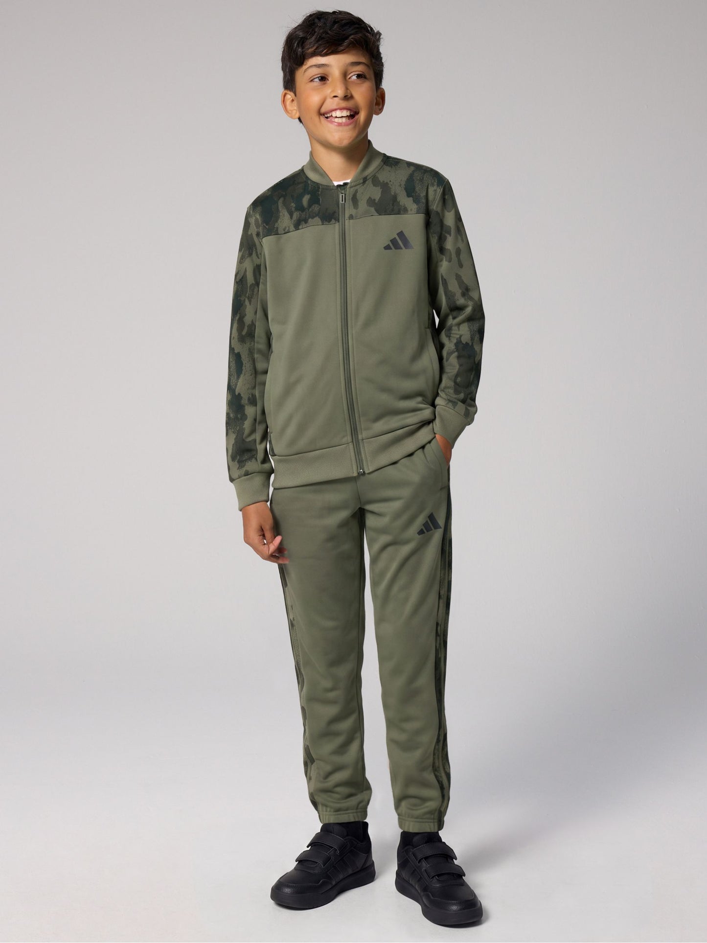 Dsiney Kidz - adidas Green Camo Tracksuit image 1