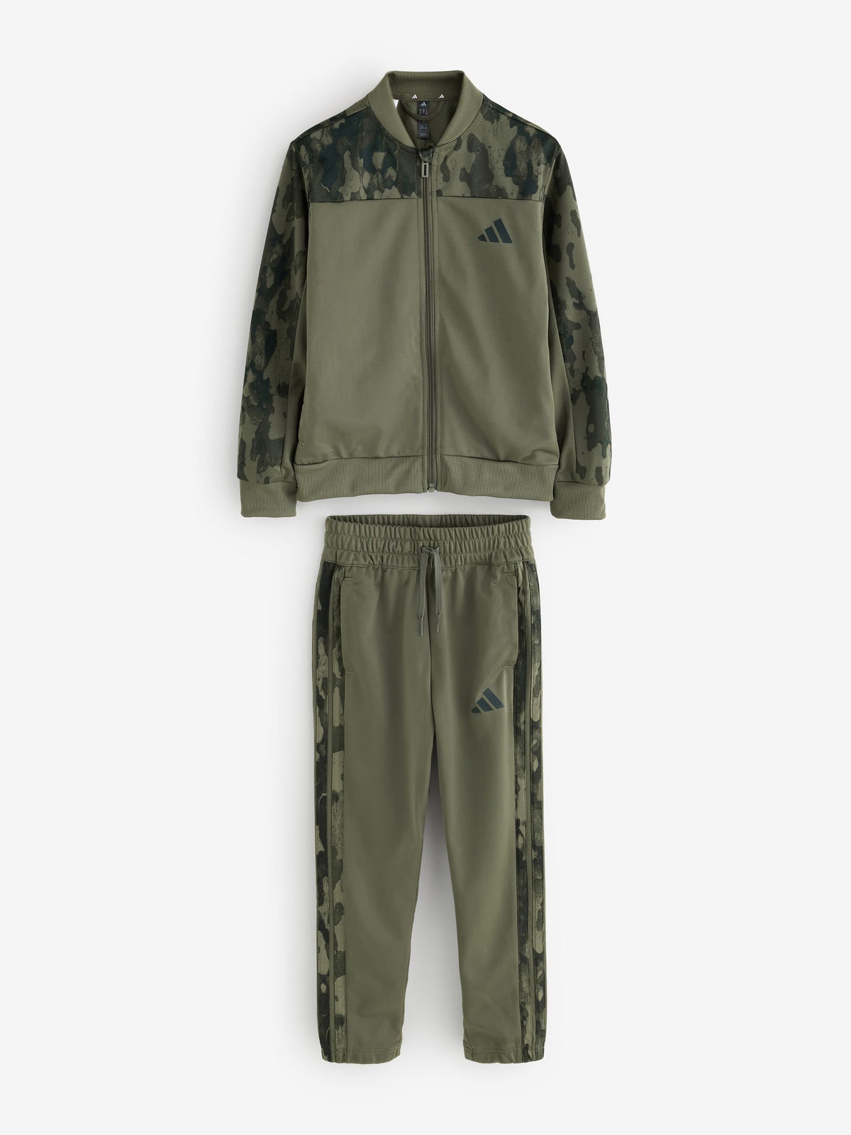 Dsiney Kidz - adidas Green Camo Tracksuit image 4