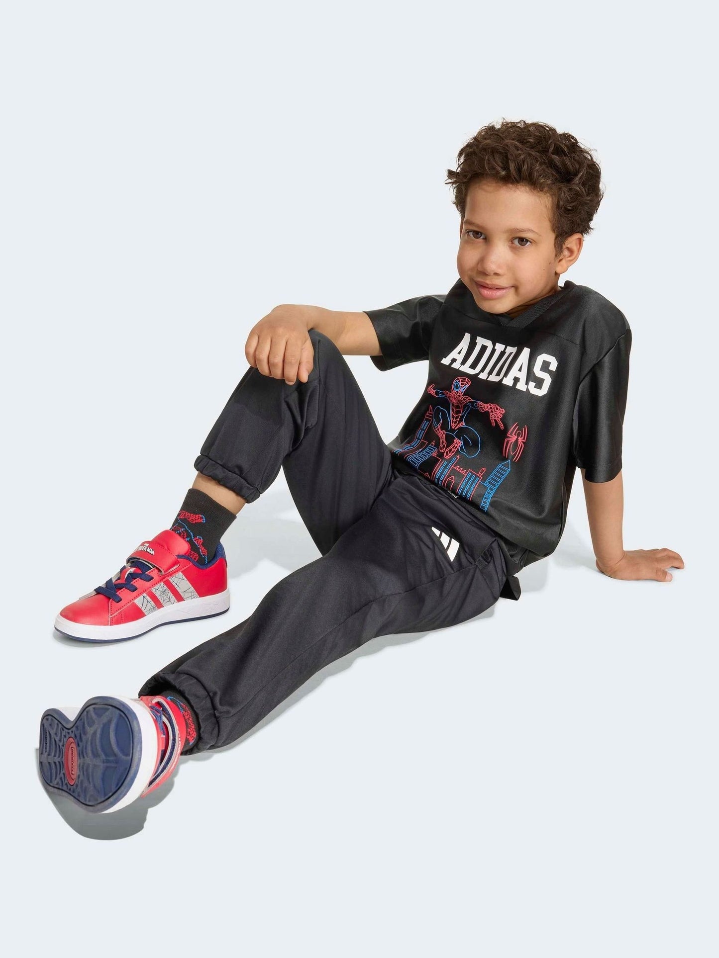 Dsiney Kidz - adidas Black Spiderman T-Shirt image 1