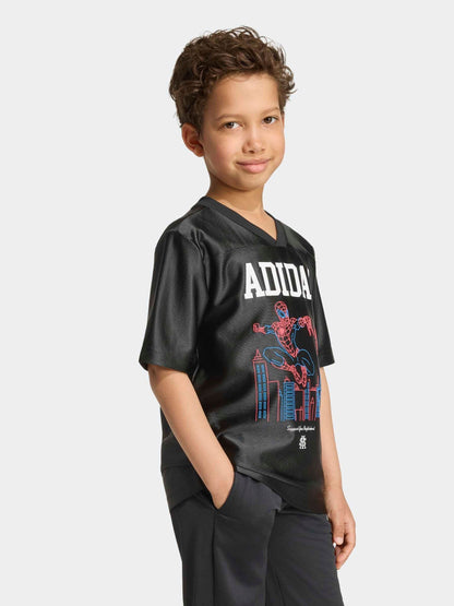 Dsiney Kidz - adidas Black Spiderman T-Shirt image 4