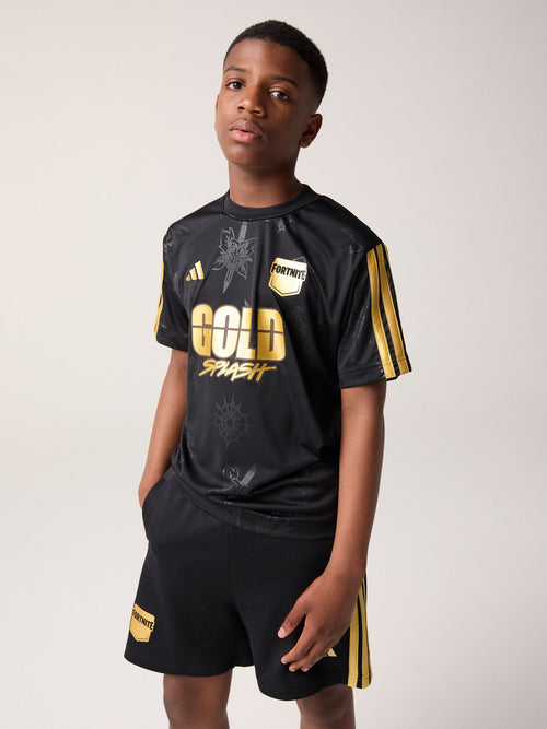 Dsiney Kidz - adidas Black Fortnite T-Shirt image 1
