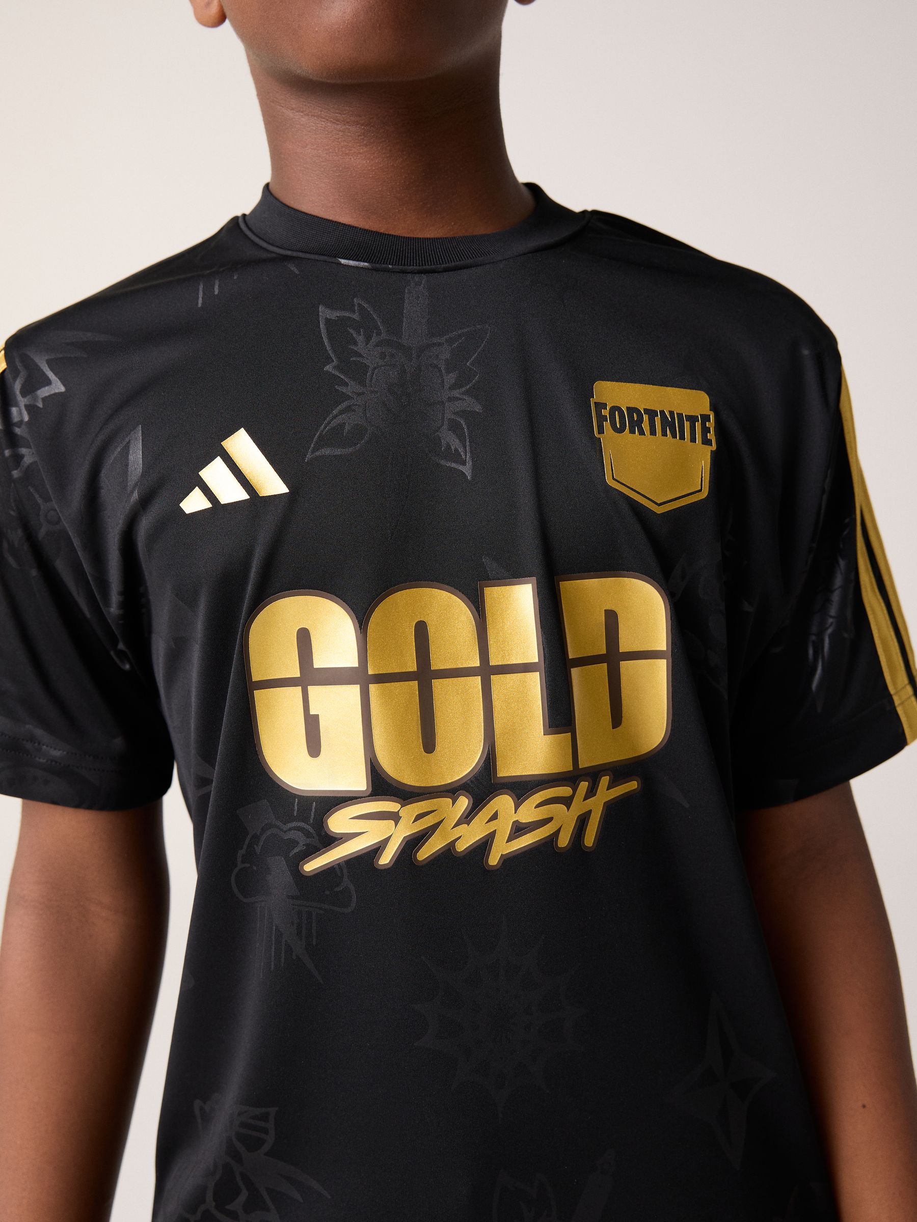 Dsiney Kidz - adidas Black Fortnite T-Shirt image 5