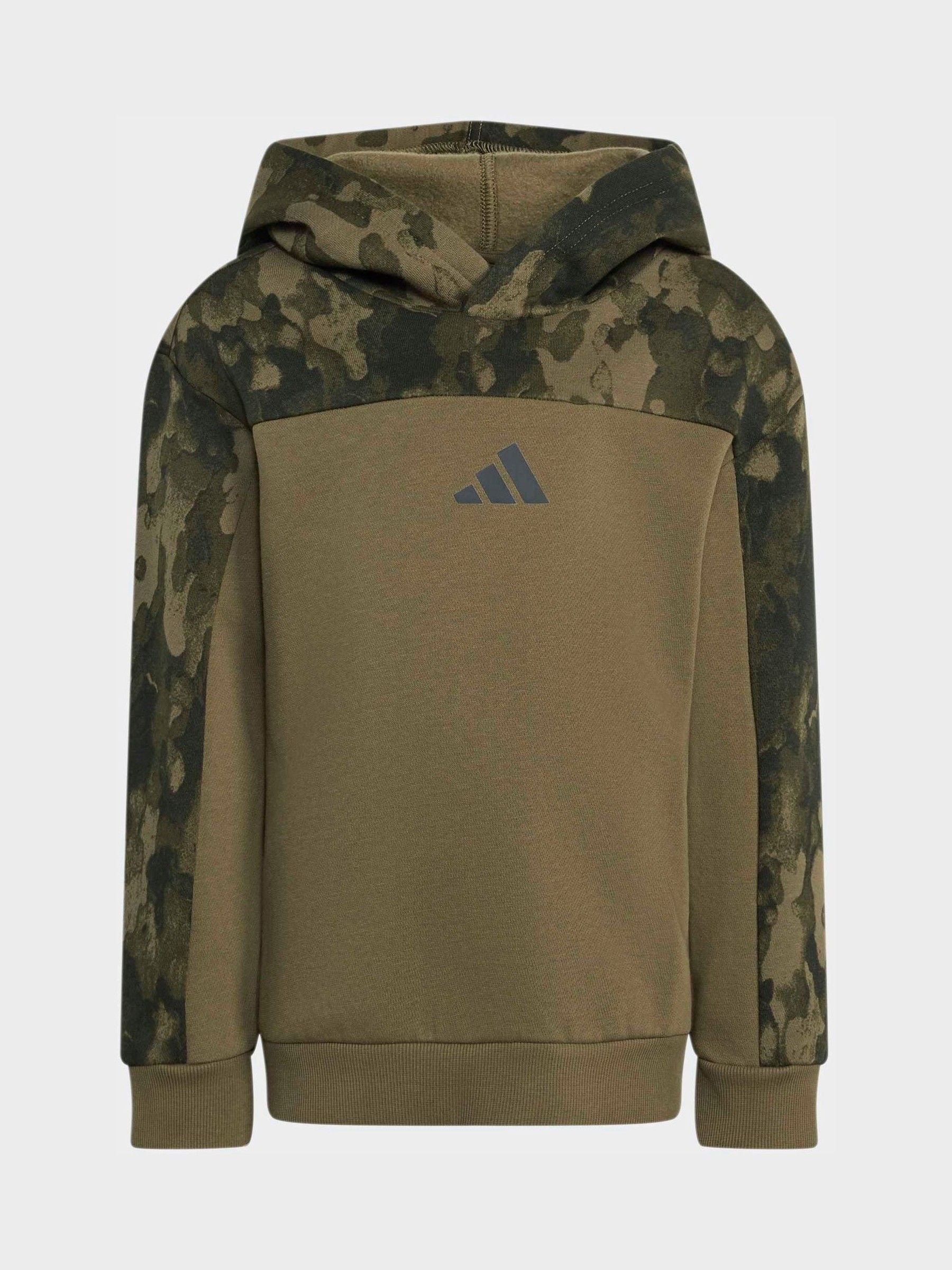 Dsiney Kidz - adidas Green Seasonal Essentials Hooded Joggers Set image 7