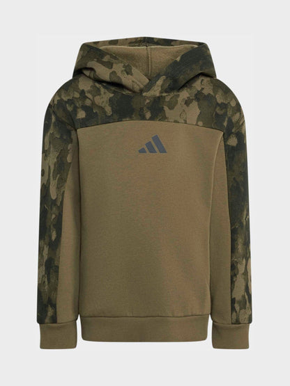 Dsiney Kidz - adidas Green Seasonal Essentials Hooded Joggers Set image 7
