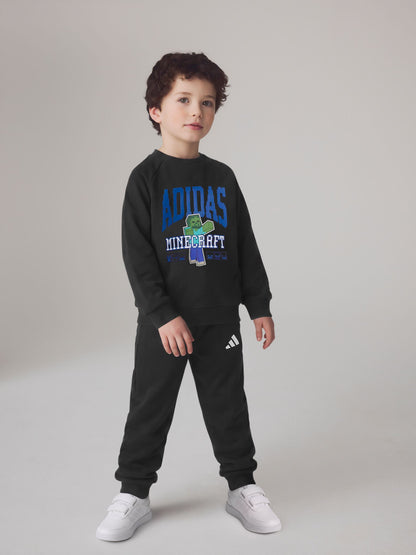Dsiney Kidz - adidas Black Minecraft Little Kids Tracksuit image 1