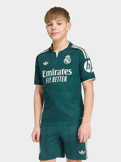 Dsiney Kidz - adidas Green Real Madrid Away Jersey T-Shirts image 1