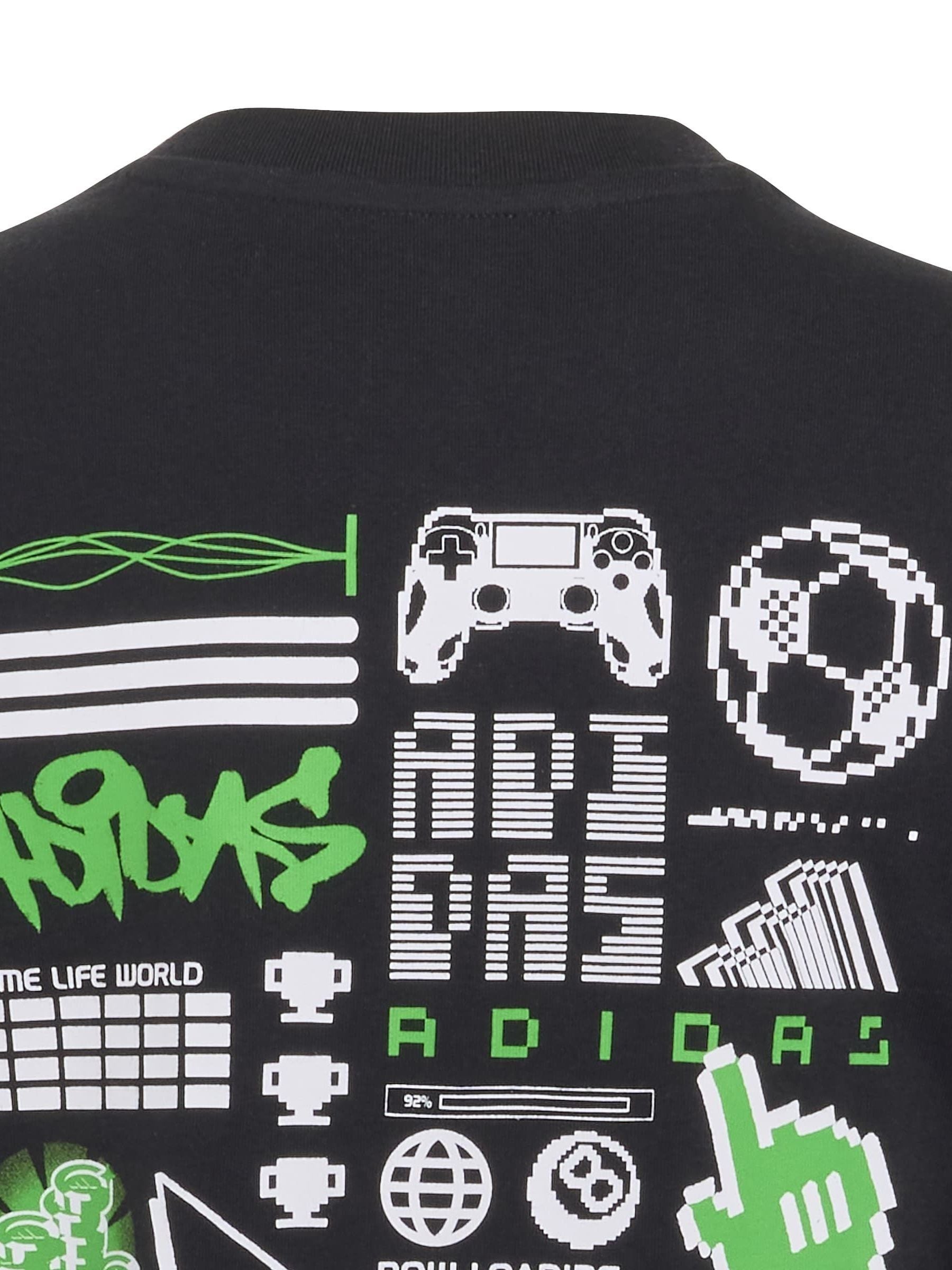 Dsiney Kidz - adidas Black Gaming Graphic T-Shirt image 2