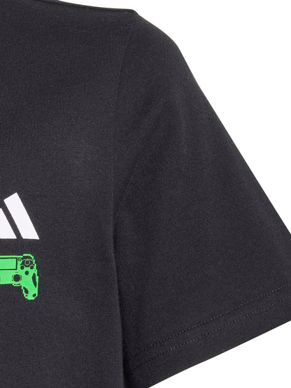 Dsiney Kidz - adidas Black Gaming Graphic T-Shirt image 3