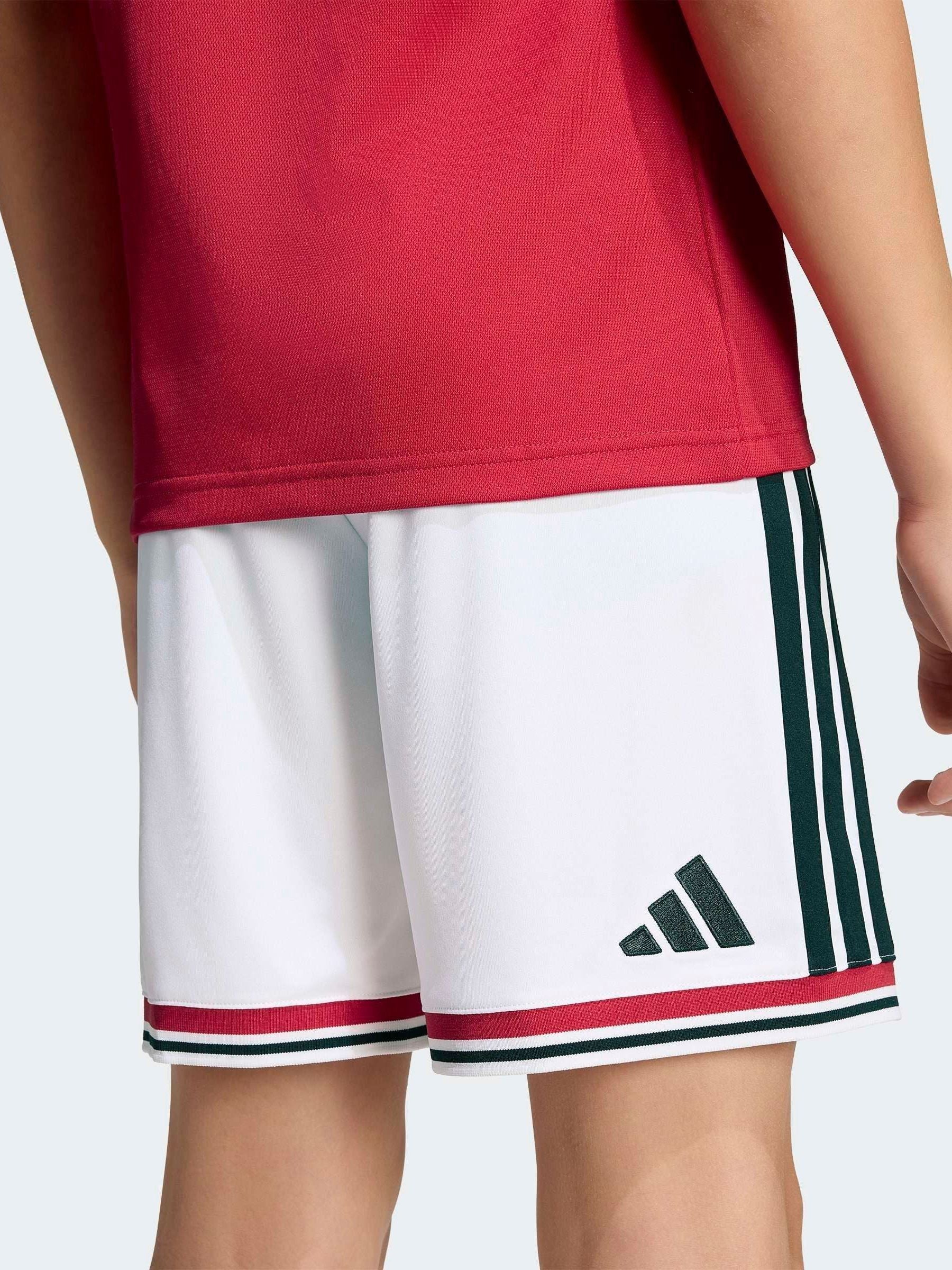 Dsiney Kidz - adidas White Manchester United FC Home Shorts image 5