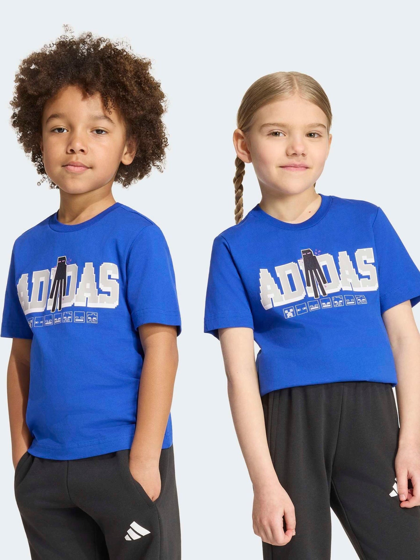 Dsiney Kidz - adidas Blue Minecraft T-Shirt image 3