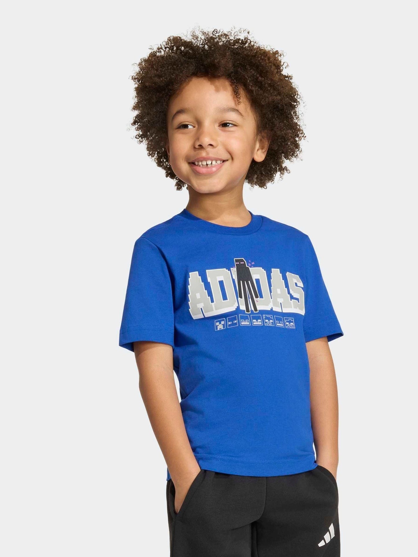 Dsiney Kidz - adidas Blue Minecraft T-Shirt image 4