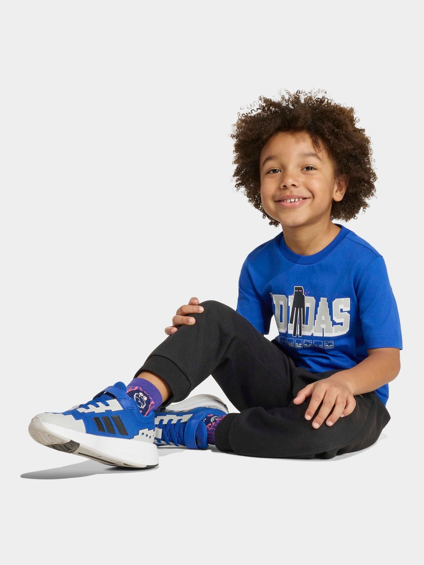 Dsiney Kidz - adidas Blue Minecraft T-Shirt image 5