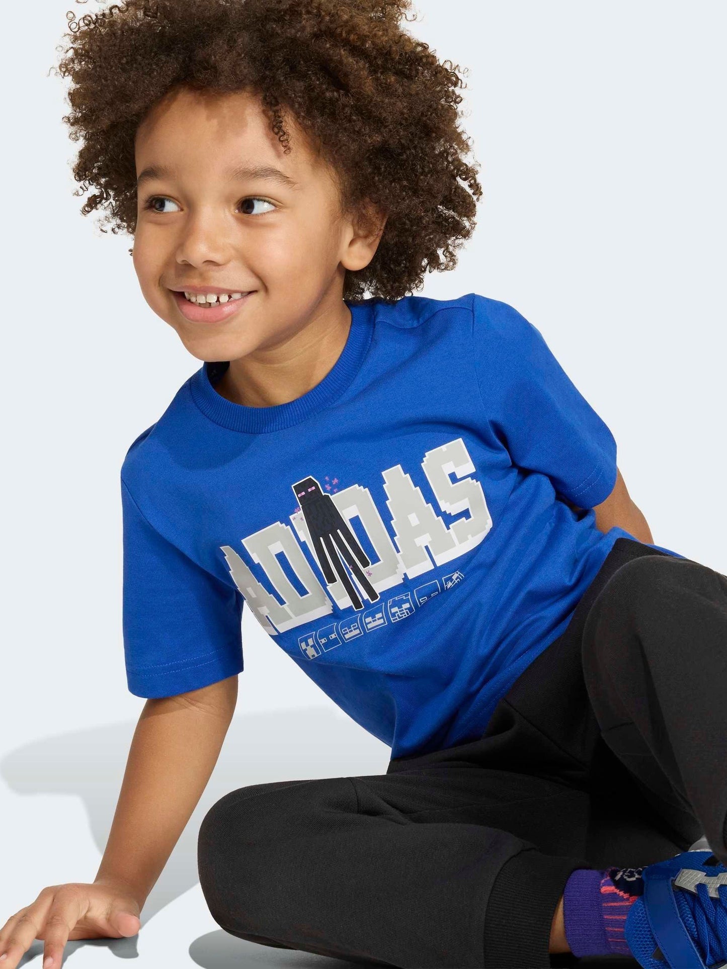 Dsiney Kidz - adidas Blue Minecraft T-Shirt image 7