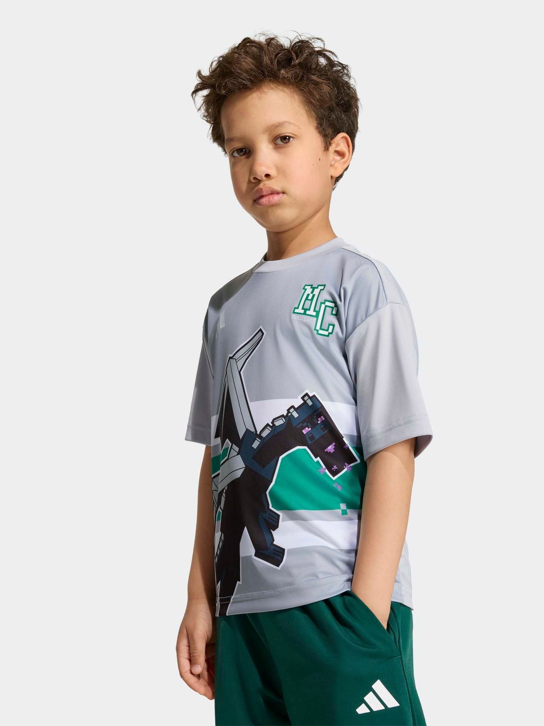 Dsiney Kidz - adidas Grey Minecraft T-Shirt image 1