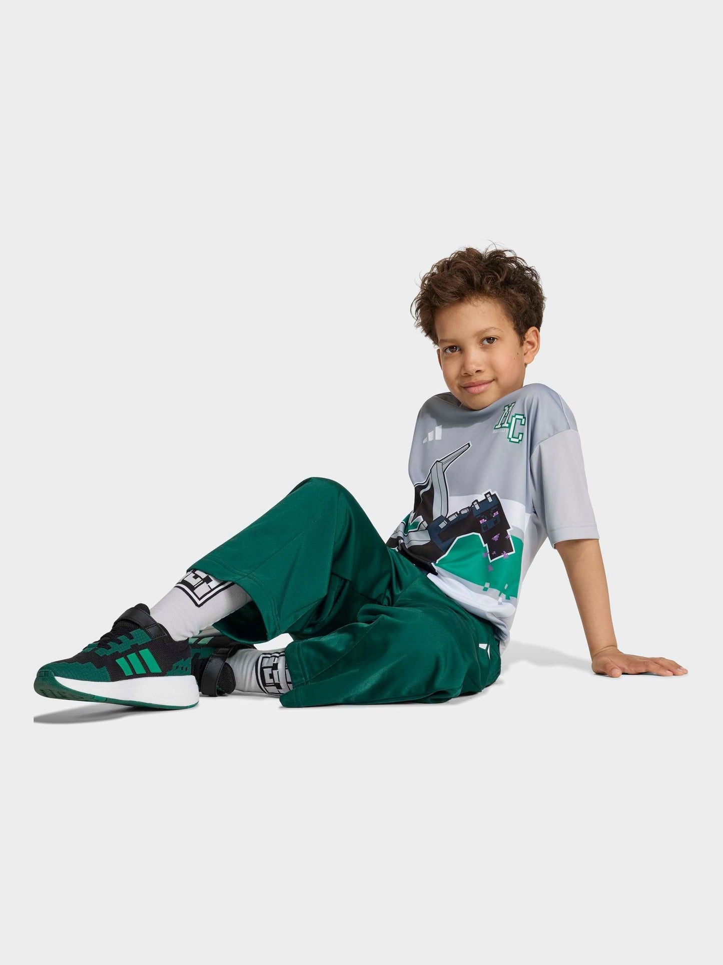 Dsiney Kidz - adidas Grey Minecraft T-Shirt image 2