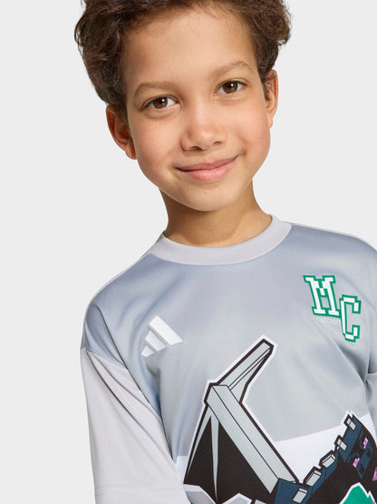 Dsiney Kidz - adidas Grey Minecraft T-Shirt image 4
