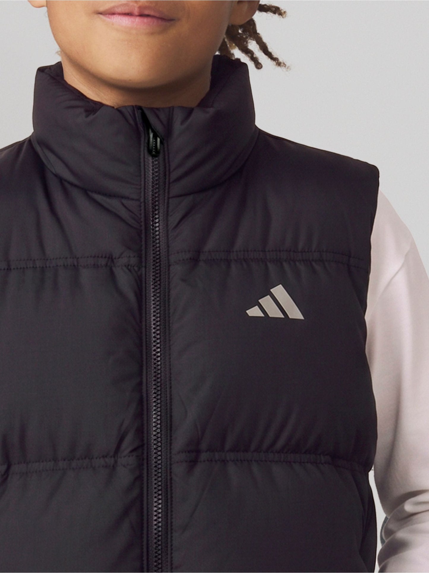 Dsiney Kidz - adidas Black Synthetic Down Gilet image 3