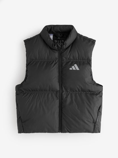 Dsiney Kidz - adidas Black Synthetic Down Gilet image 4