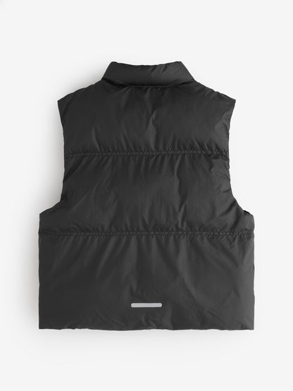 Dsiney Kidz - adidas Black Synthetic Down Gilet image 5