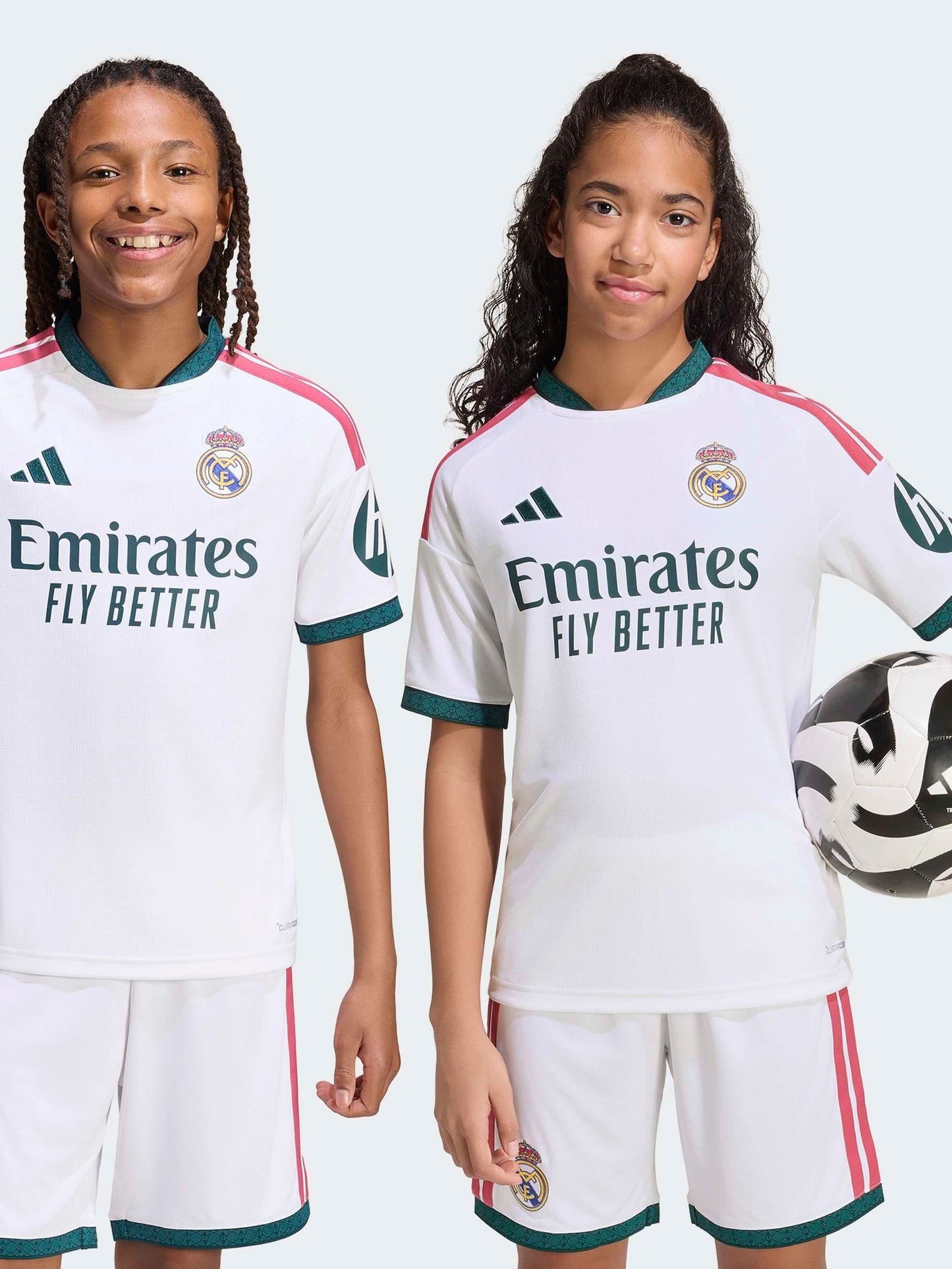 Dsiney Kidz - adidas White Real Madrid 26/27 Home Jersey Kids T-Shirt image 2