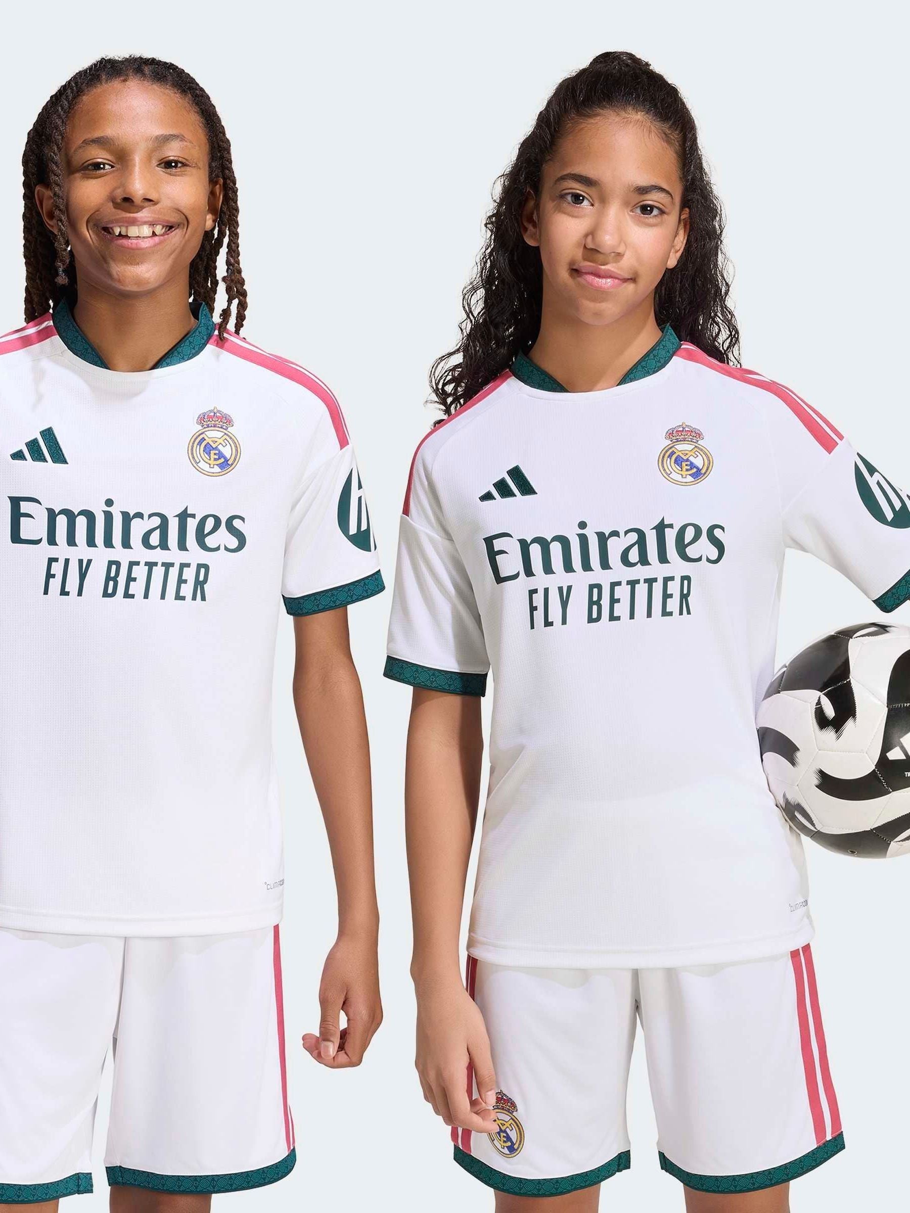 Dsiney Kidz - adidas White Real Madrid 26/27 Home Jersey Kids T-Shirt image 2