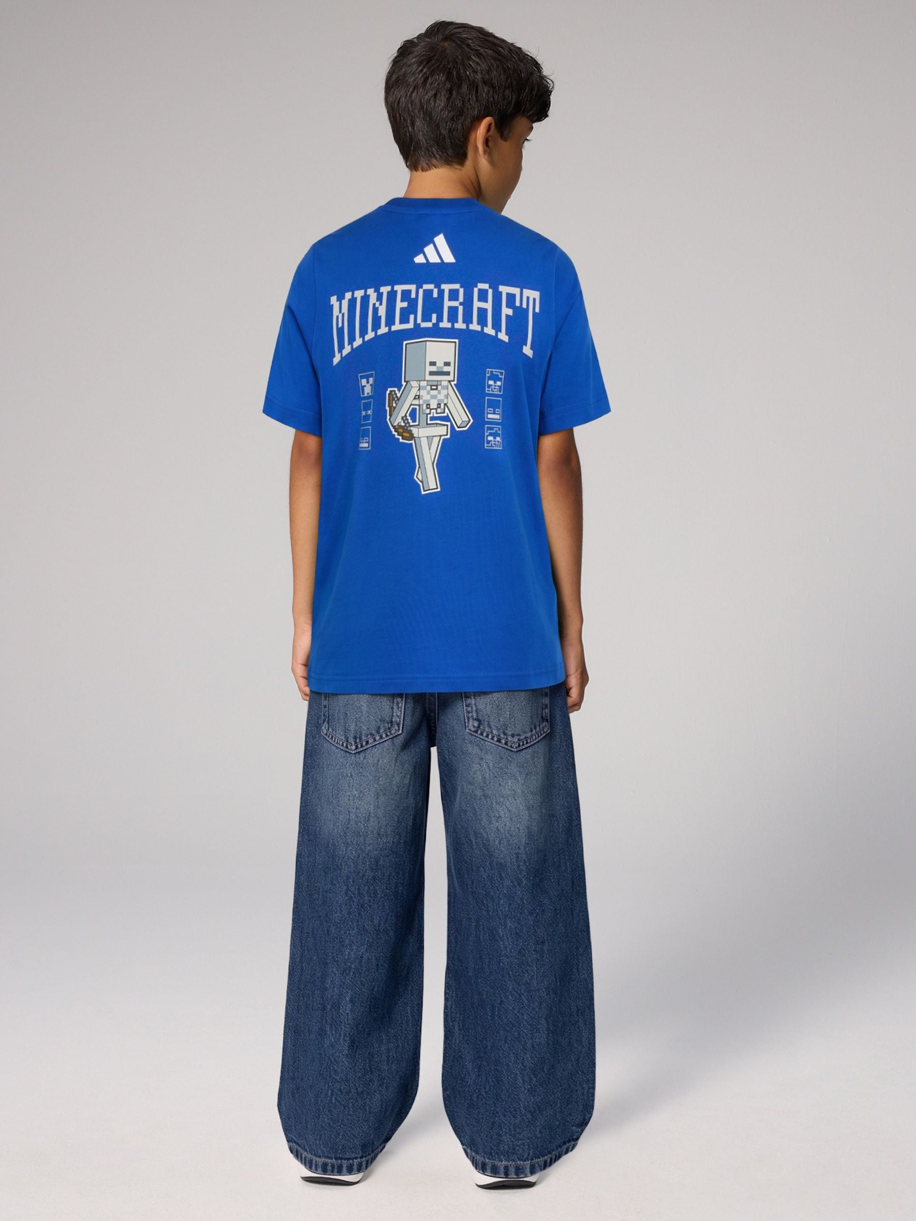 Dsiney Kidz - adidas Blue Minecraft T-Shirt image 2