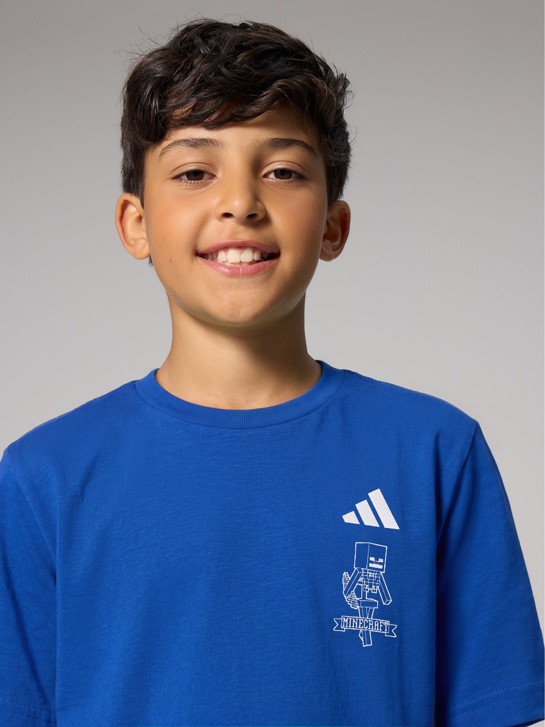 Dsiney Kidz - adidas Blue Minecraft T-Shirt image 3