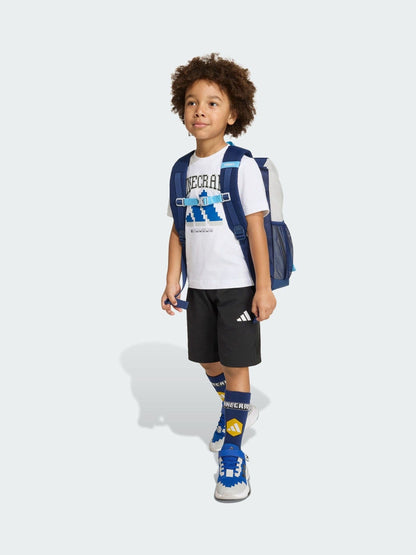 Dsiney Kidz - adidas White Minecraft Little Kids T-Shirt and Shorts Set image 1