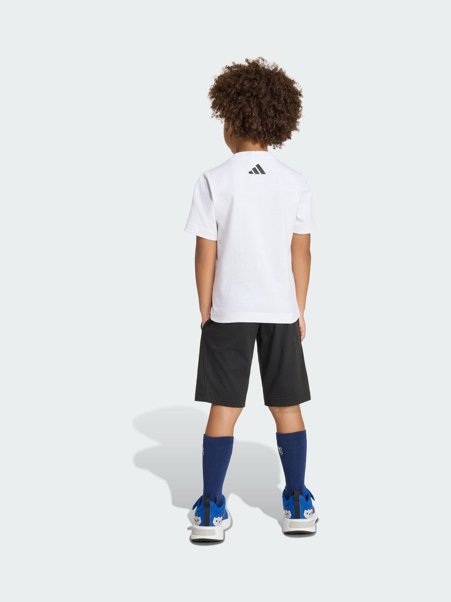 Dsiney Kidz - adidas White Minecraft Little Kids T-Shirt and Shorts Set image 2