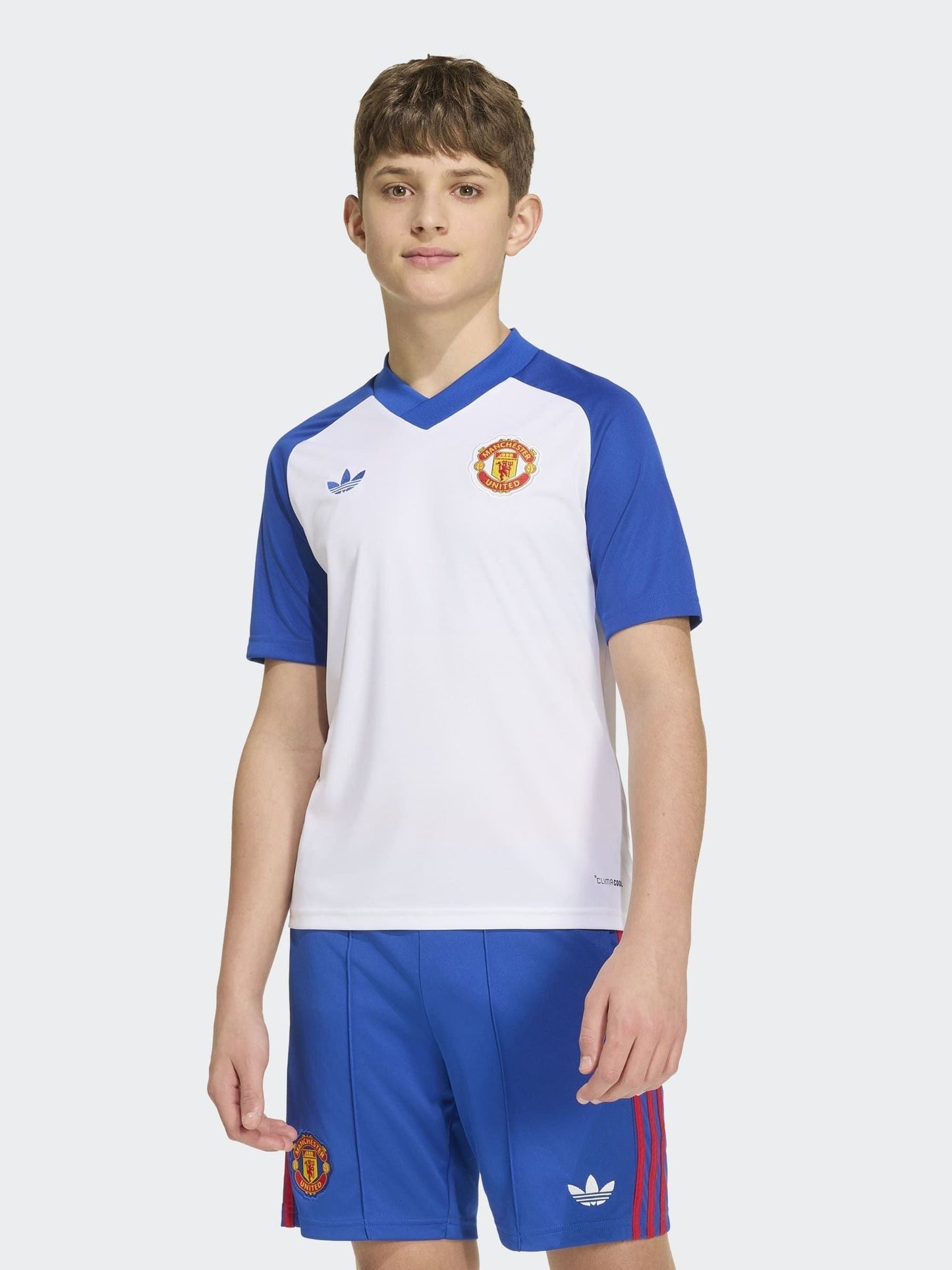 Dsiney Kidz - adidas White Manchester United 26/27 Pre Match Kids Jersey image 1