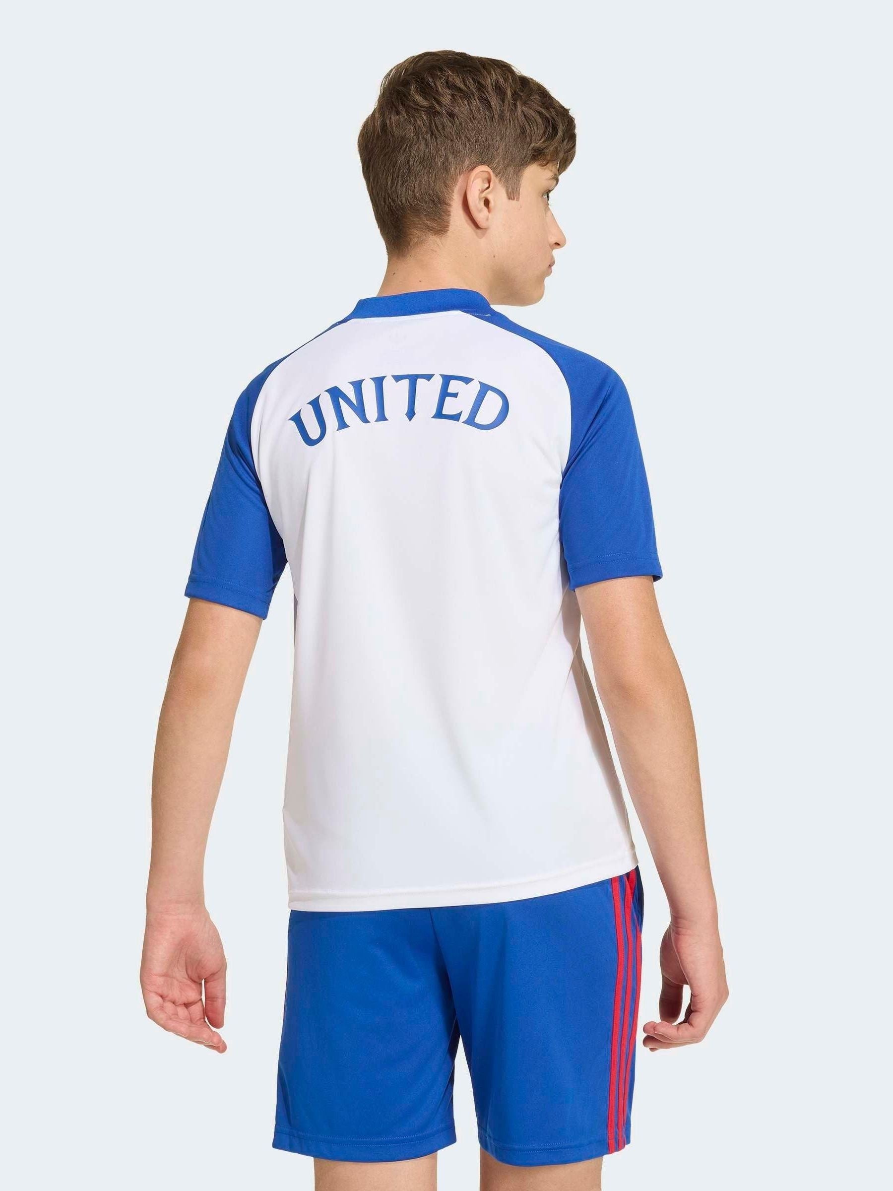 Dsiney Kidz - adidas White Manchester United 26/27 Pre Match Kids Jersey image 4