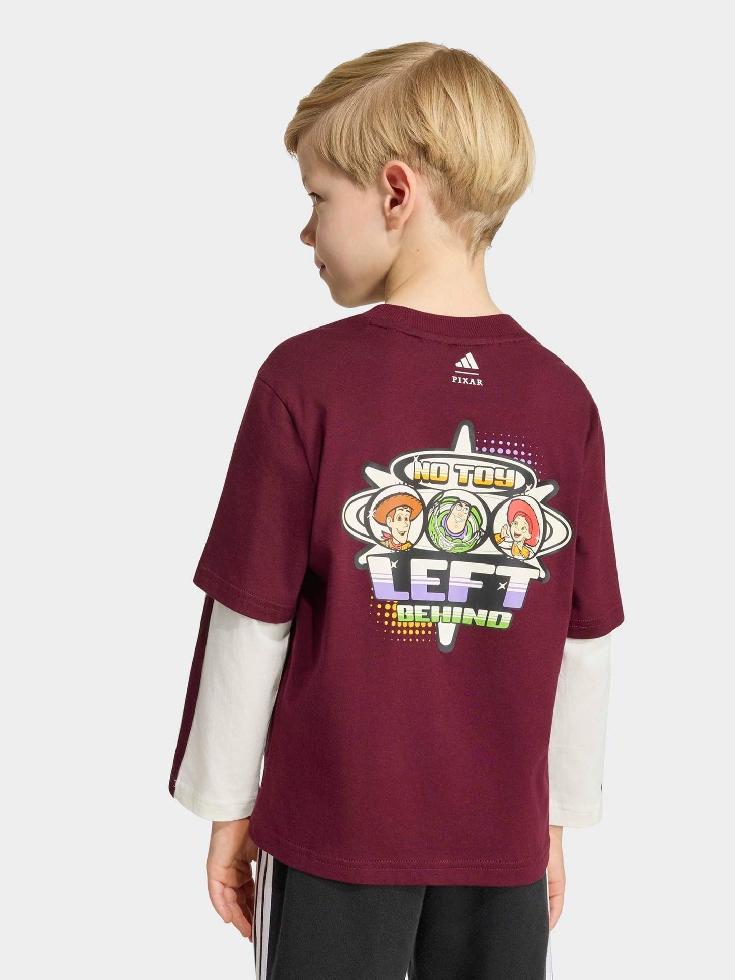 Dsiney Kidz - adidas Burgundy Red Pixar Toy Story T-Shirt image 1