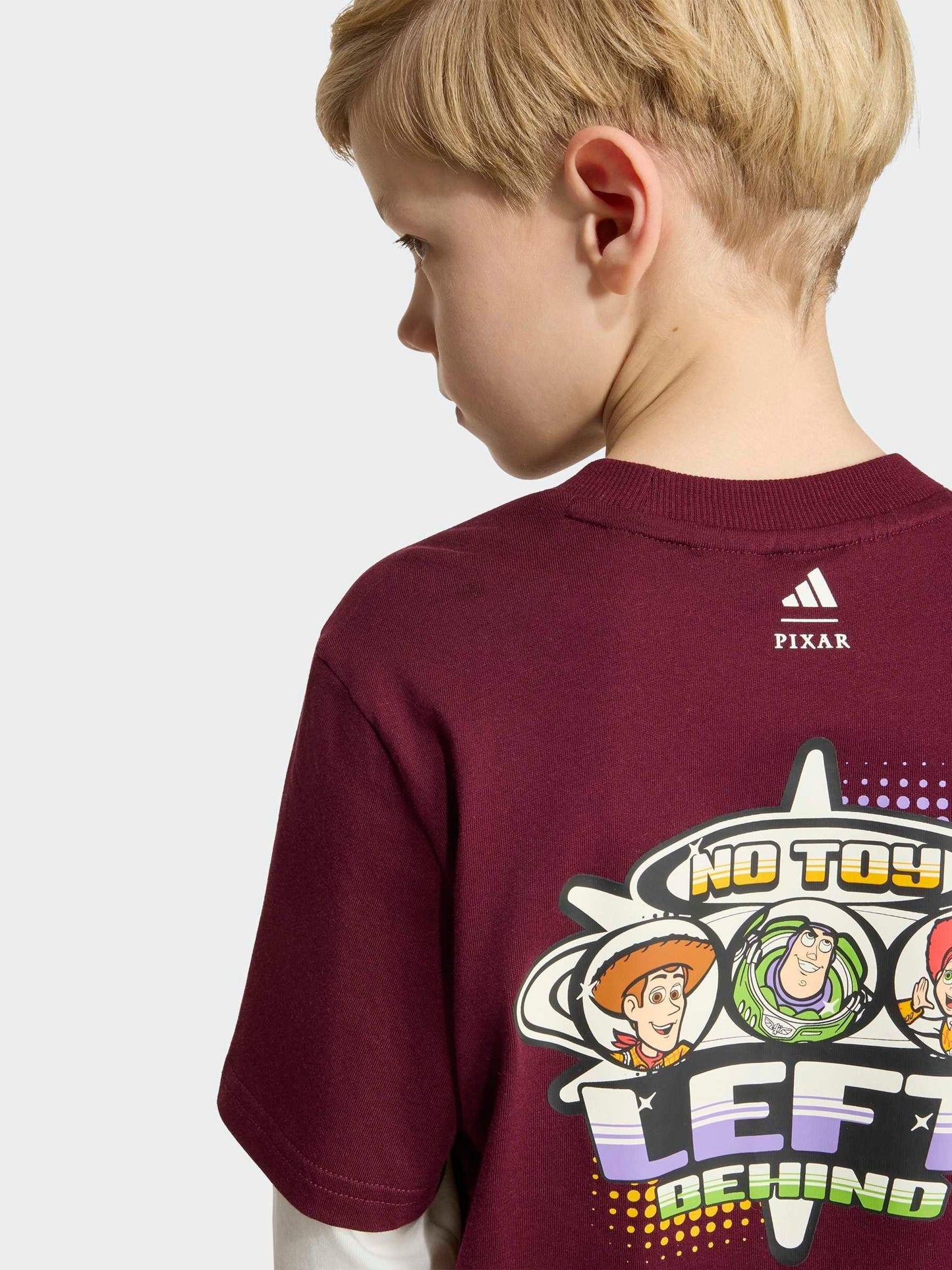 Dsiney Kidz - adidas Burgundy Red Pixar Toy Story T-Shirt image 3