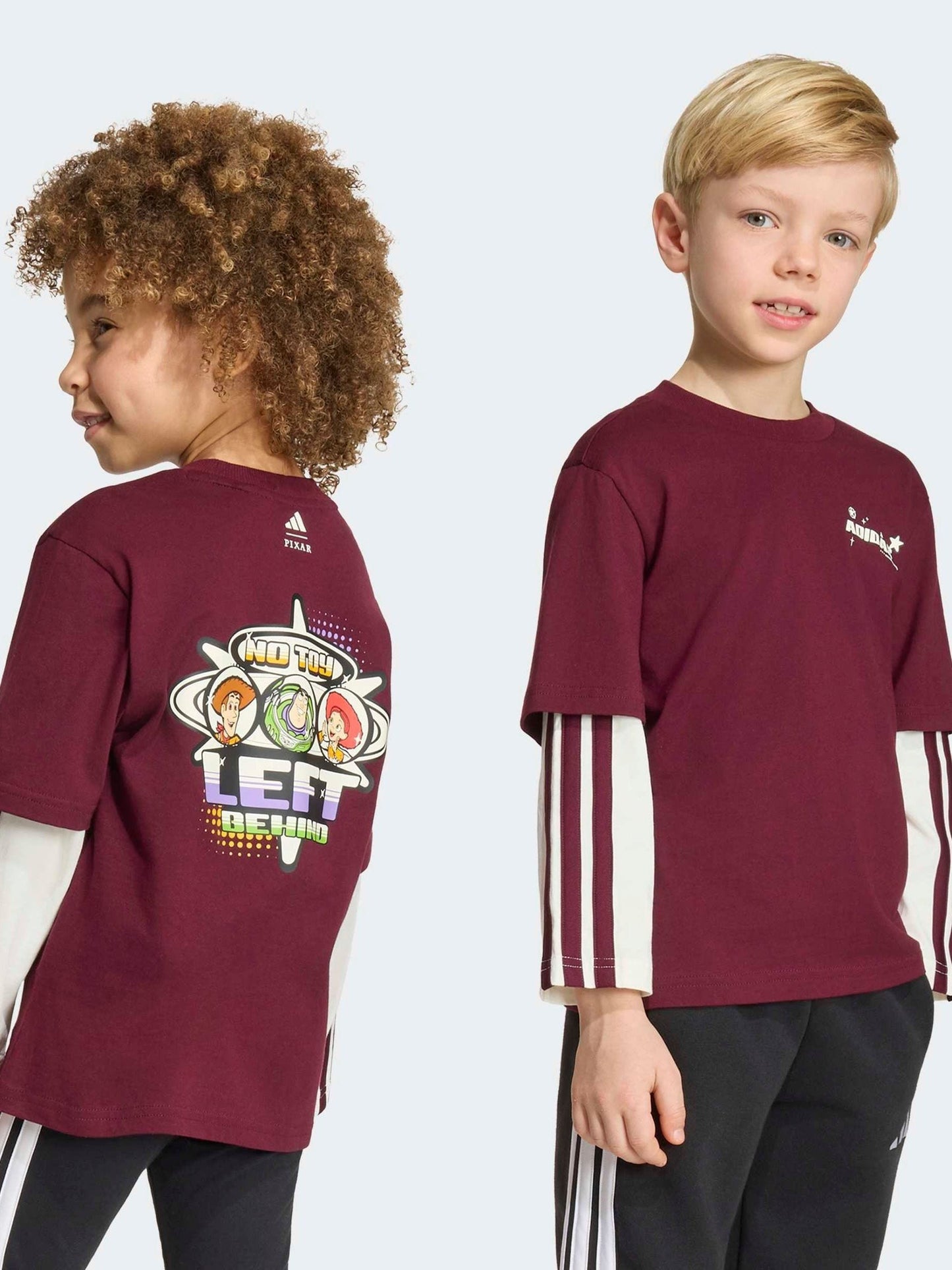 Dsiney Kidz - adidas Burgundy Red Pixar Toy Story T-Shirt image 4