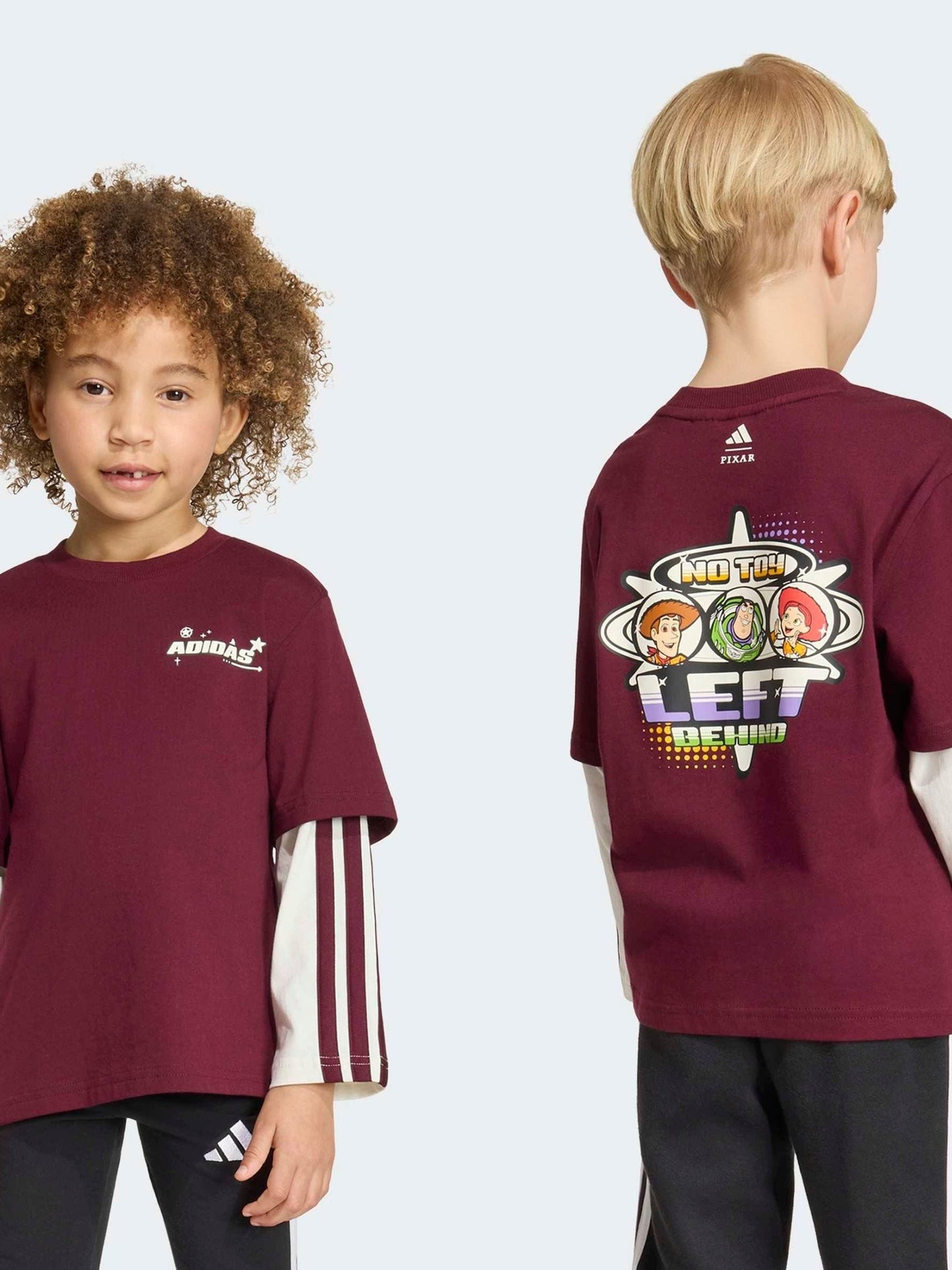 Dsiney Kidz - adidas Burgundy Red Pixar Toy Story T-Shirt image 5