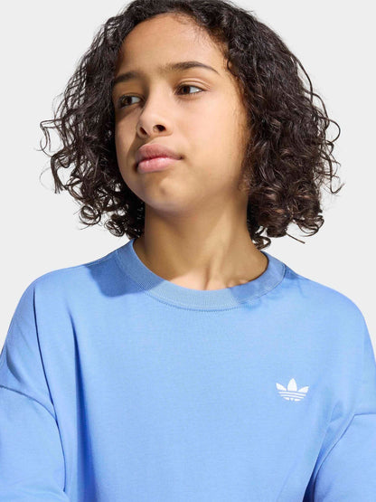 Dsiney Kidz - adidas Originals Light Blue Loose T-Shirts image 4