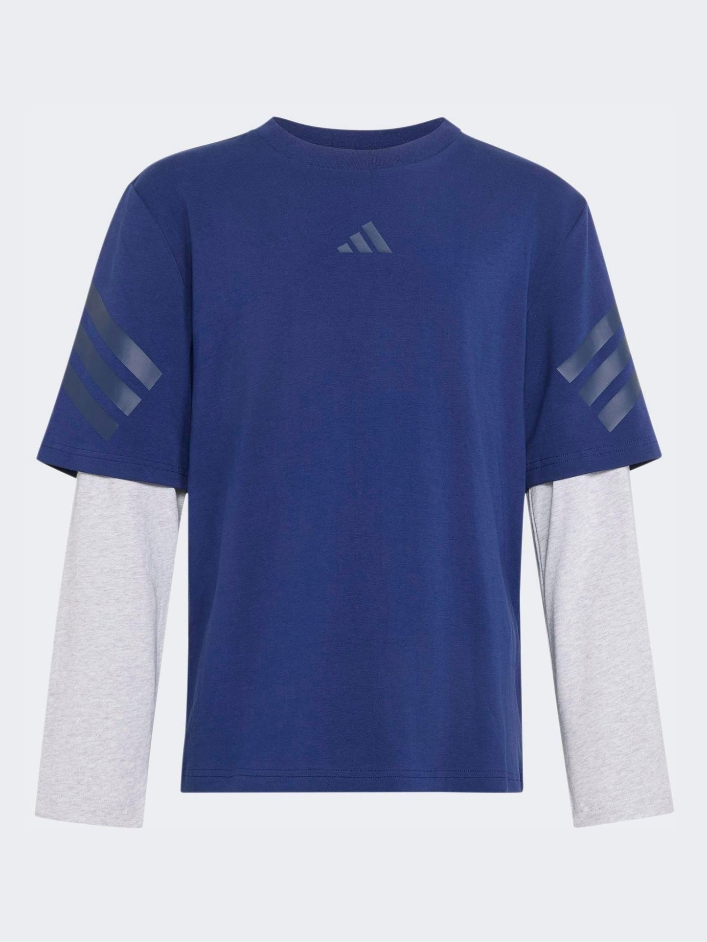 Dsiney Kidz - adidas Blue Future Icons 2-In-1 Long Sleeve T-Shirt image 2