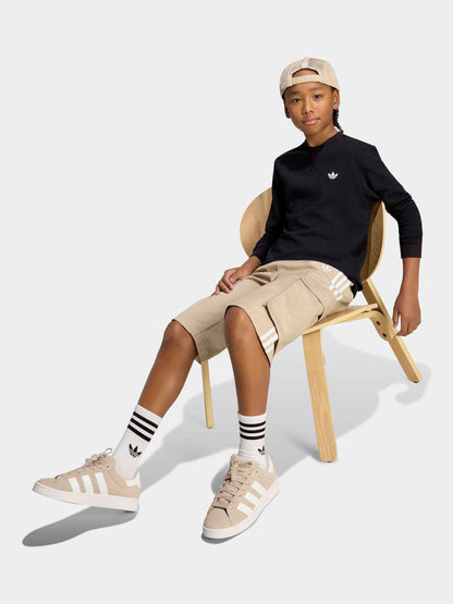 Dsiney Kidz - adidas Originals Black Waffle LS T-Shirt image 3