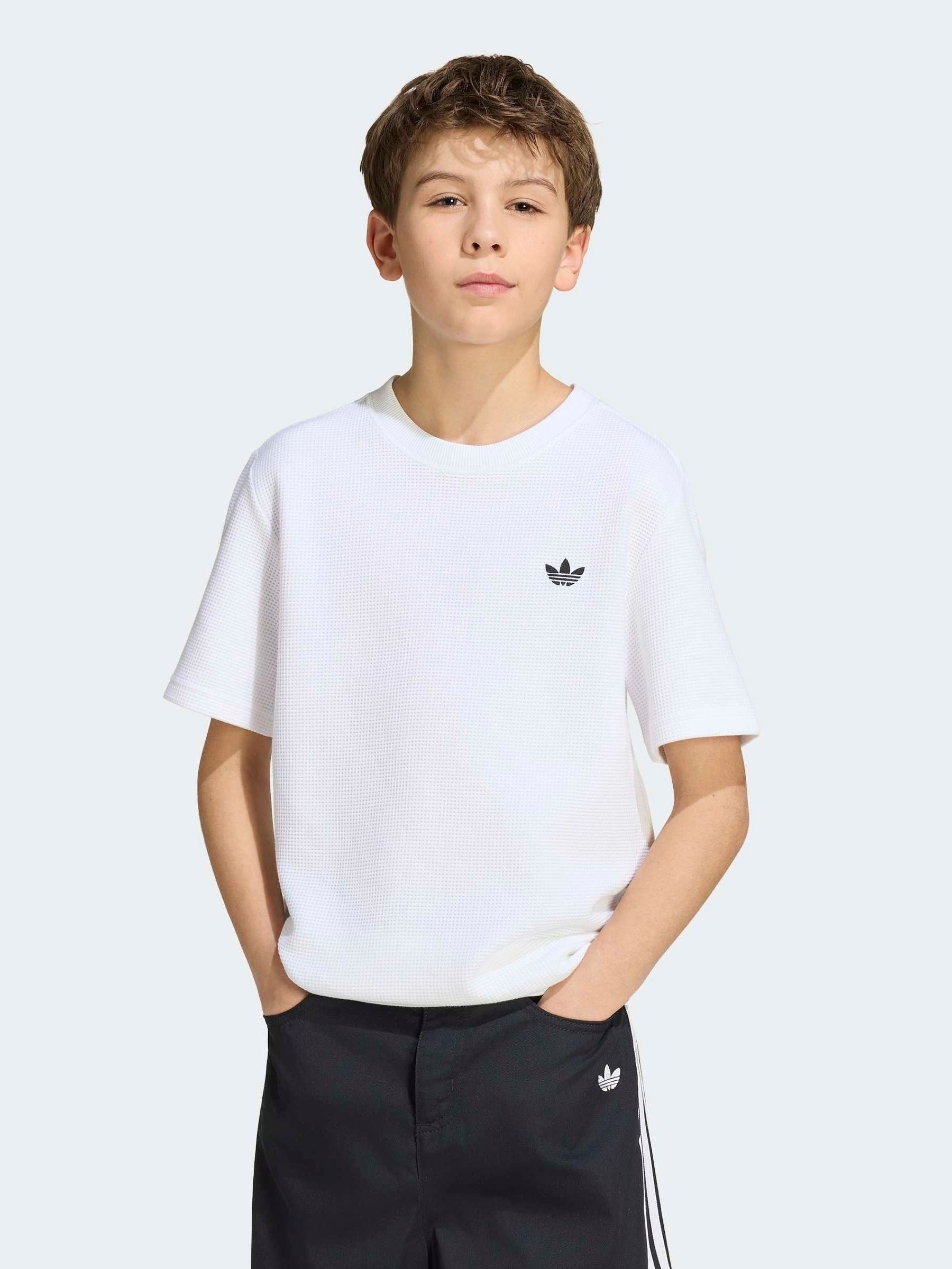 Dsiney Kidz - adidas Originals White Waffle T-Shirt image 1